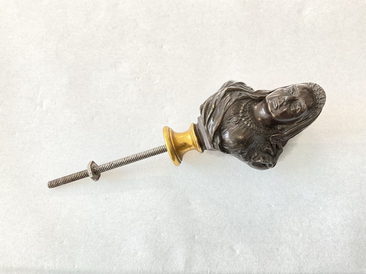 Sculture & Statue: Ancien buste, signé  – Usato da Malleray venduto da Robot12 8