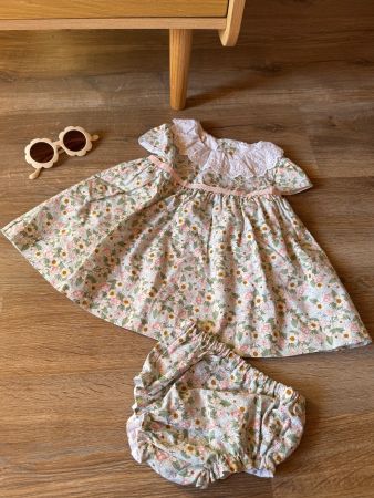 EL CORTE INGLÊS 💕🌸🌷 baby girl floral set NEW! 68/74