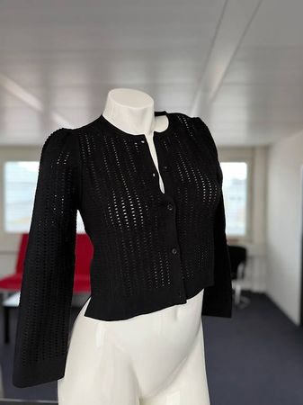 Feinstrick Cardigan mit Lochmuster Dorothee Schumacher