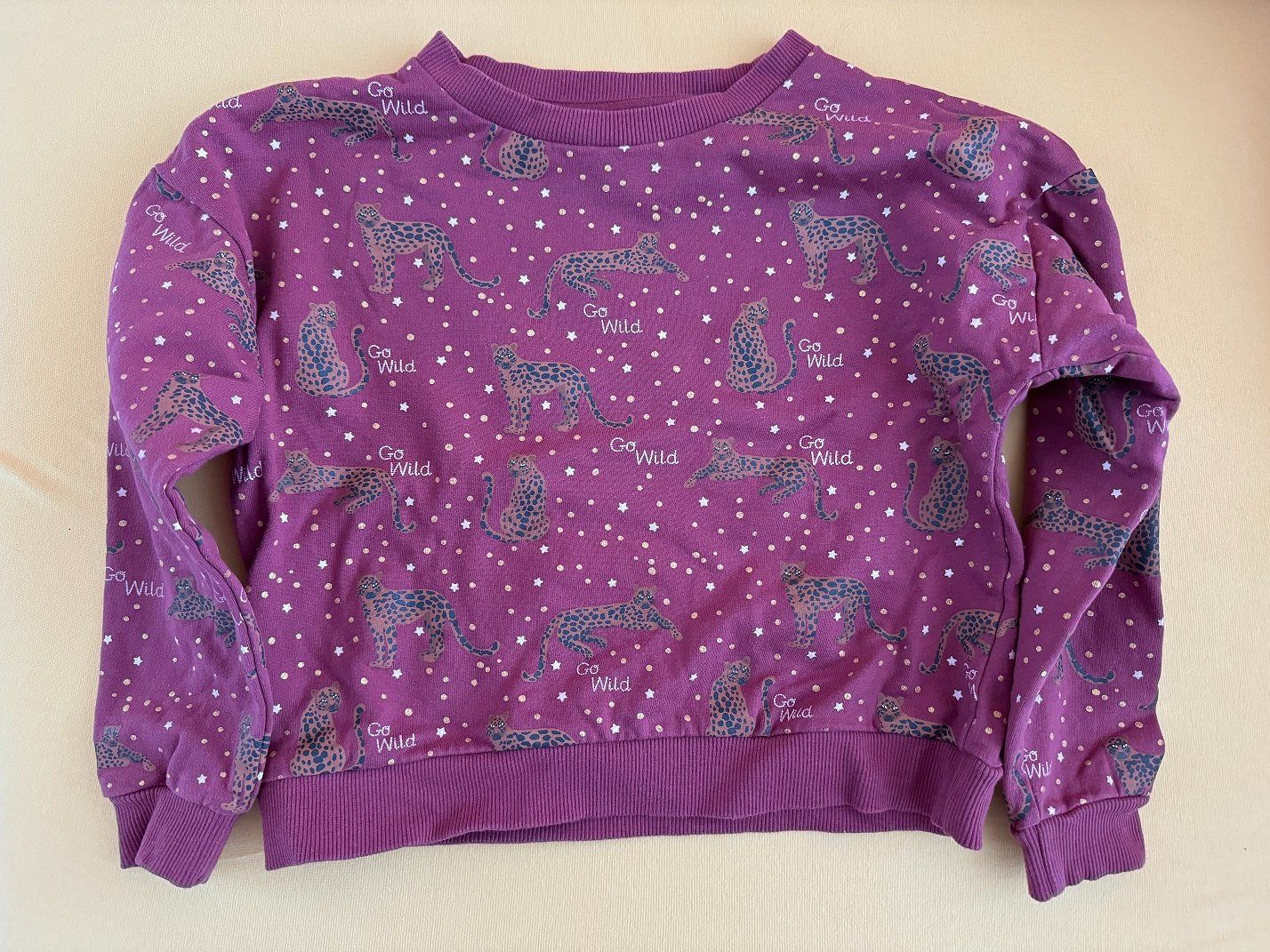 Maglioni & Felpe: Neuwertig: Schmucker Pulli/Pullover mit Leopard, Gr. 128 – Nuovo (secondo la descrizione) da Horgen venduto da Feli39