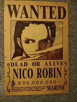 Affiche One Piece Wanted Nico Robin 