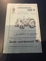 Antike Traktorenwerbung CASE D 35 PS Petrol Magnetzündung