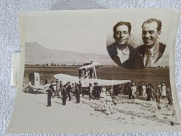 Aviatikfoto, Rekord Rom-Rio de Janeiro,Ferrari und Del Prete