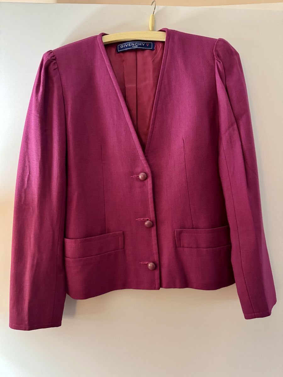 Givenchy Giacche: Givenchy Leinen Blazer Gr. 36/38  – Nuovo (secondo la descrizione) da Esslingen venduto da Takayama25