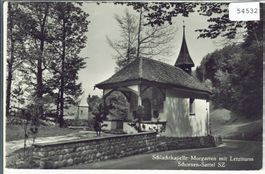 Schlachtkapelle Morgarten mit Letziturm - Schornen-Sattel
