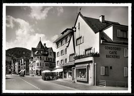 St. Margrethen, Bahnhofplatz mit Café-C
