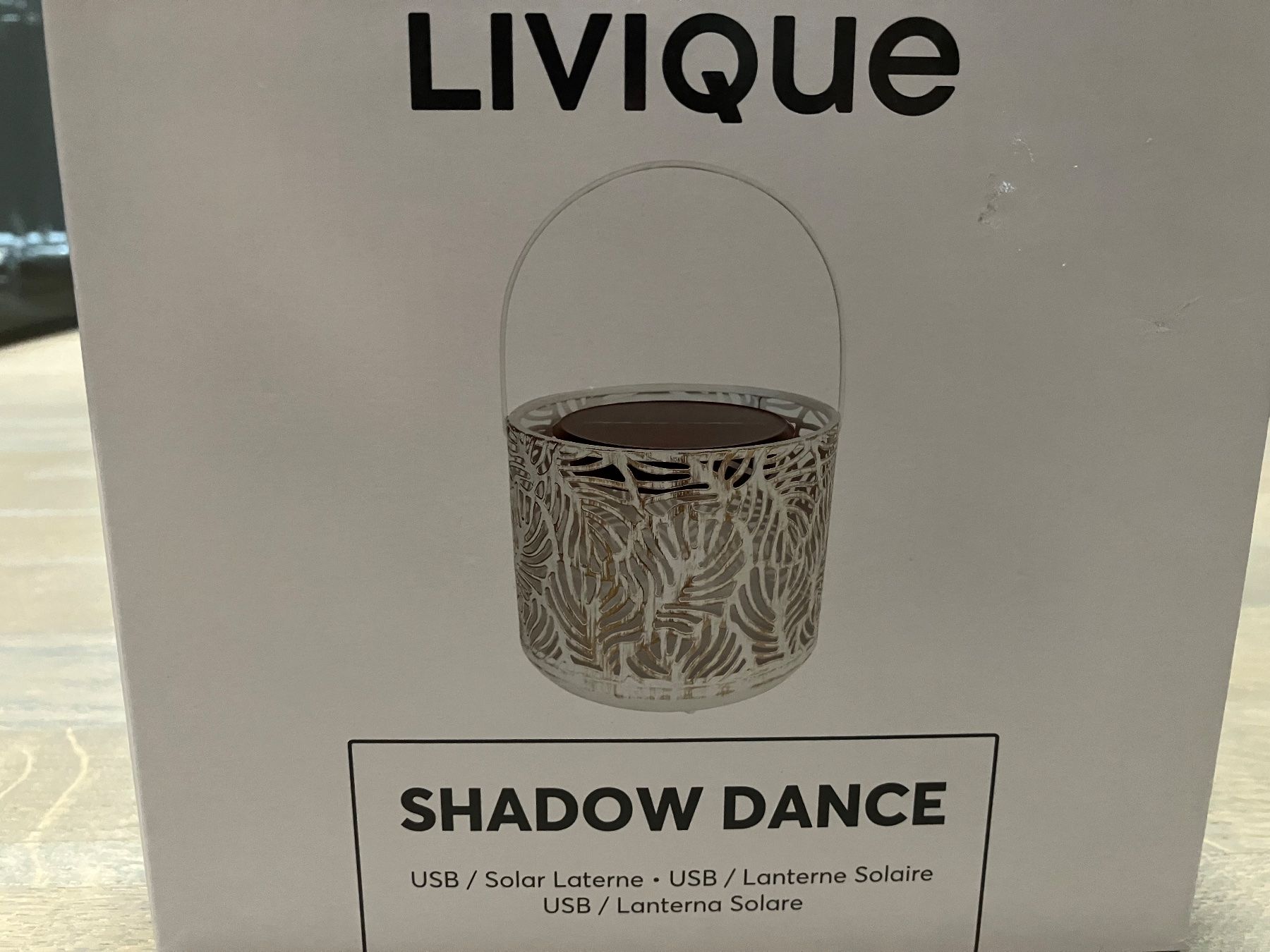 Livique Lampade: Shadow Dance USB/Solar Laterne NEU & OVP – Nuovo e nell'imballaggio originale da Kloten venduto da dkra 1