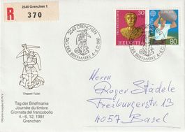 Tag der Briefmarke 1981, Grenchen, Umschlag