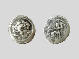 AB 1.- Drachme Alexander III der Grosse Silber 18,5 Gramm