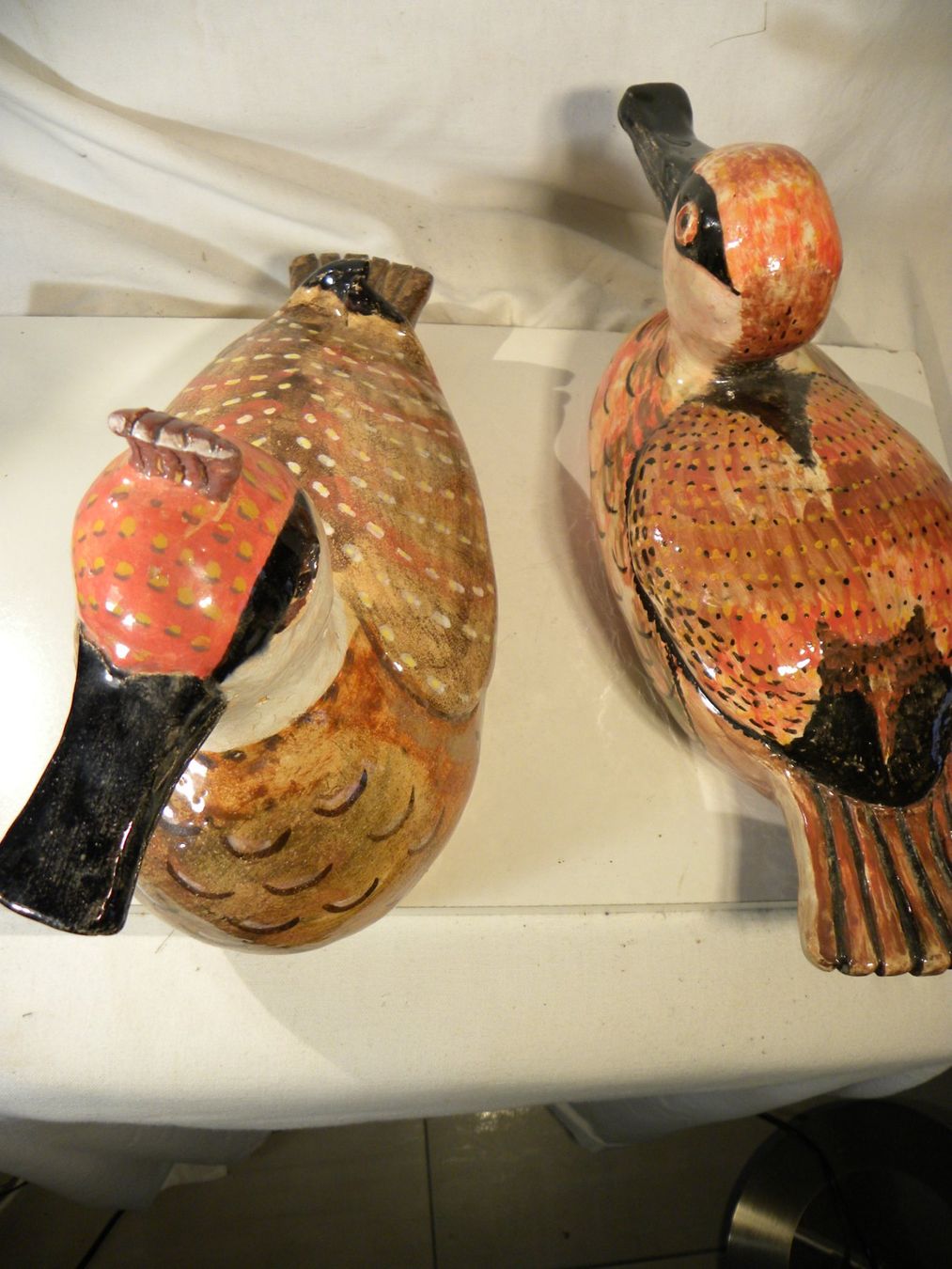 Statuette: Paar wunderschöne dekorative Keramikenten – Usato da Reinach venduto da Taysalmon 1