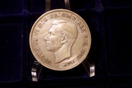 Silbermünze Crown 1937