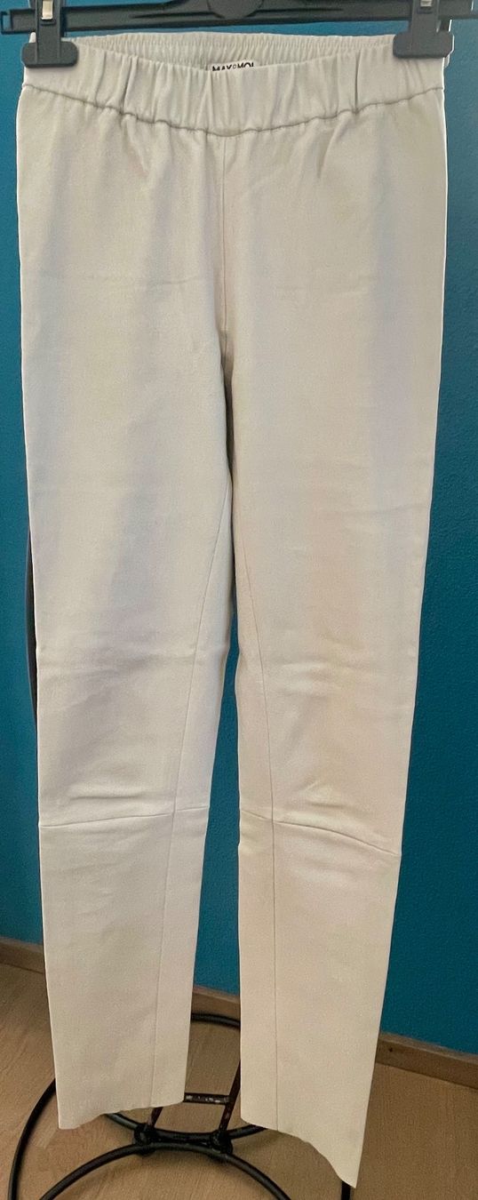 Max & Moi Pantaloni: Max & Moi Lederhose weiss Grösse 34 – Usato da Baar venduto da Elle_68
