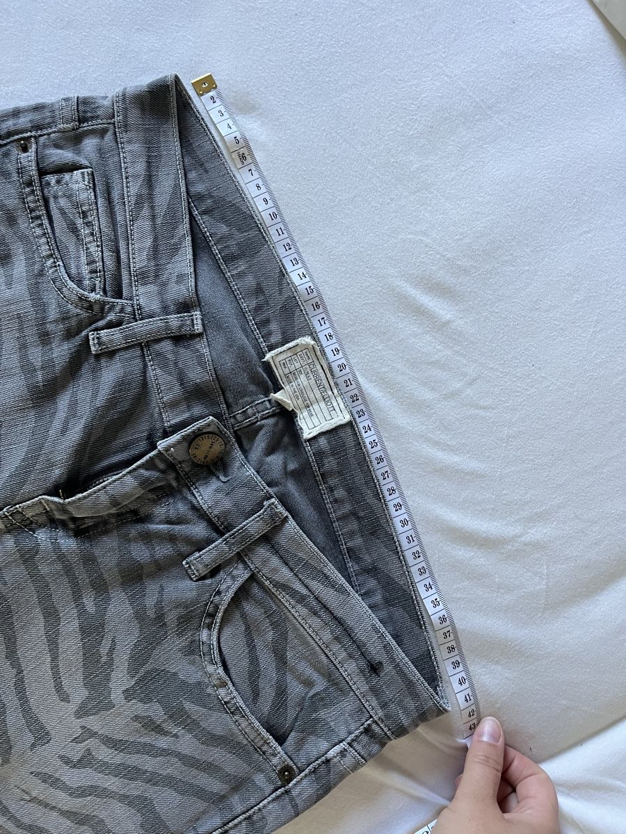 Jeans: Current/Elliott Graue Jeans mit Zebra-Muster - Grösse 27 – Usato da Zürich venduto da MonGusta 2
