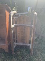 Traineau en bois ancienne 