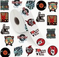 500 Aufkleber Rock / Metal auf Rolle  (neu/OVP)