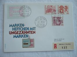 1979 FDC aus Markenheftchen