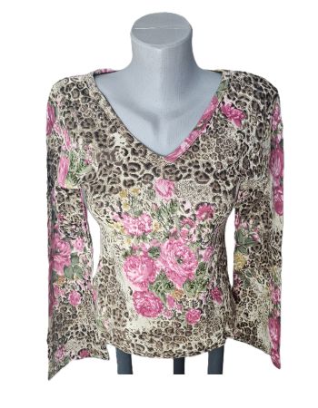 NEU! Boom Baba langarm Shirt Gr. S Hippie Boho Ethno UNIKAT