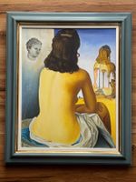 Ölgemälde surrealistisch Motiv gerahmt Reproduktion von Dali