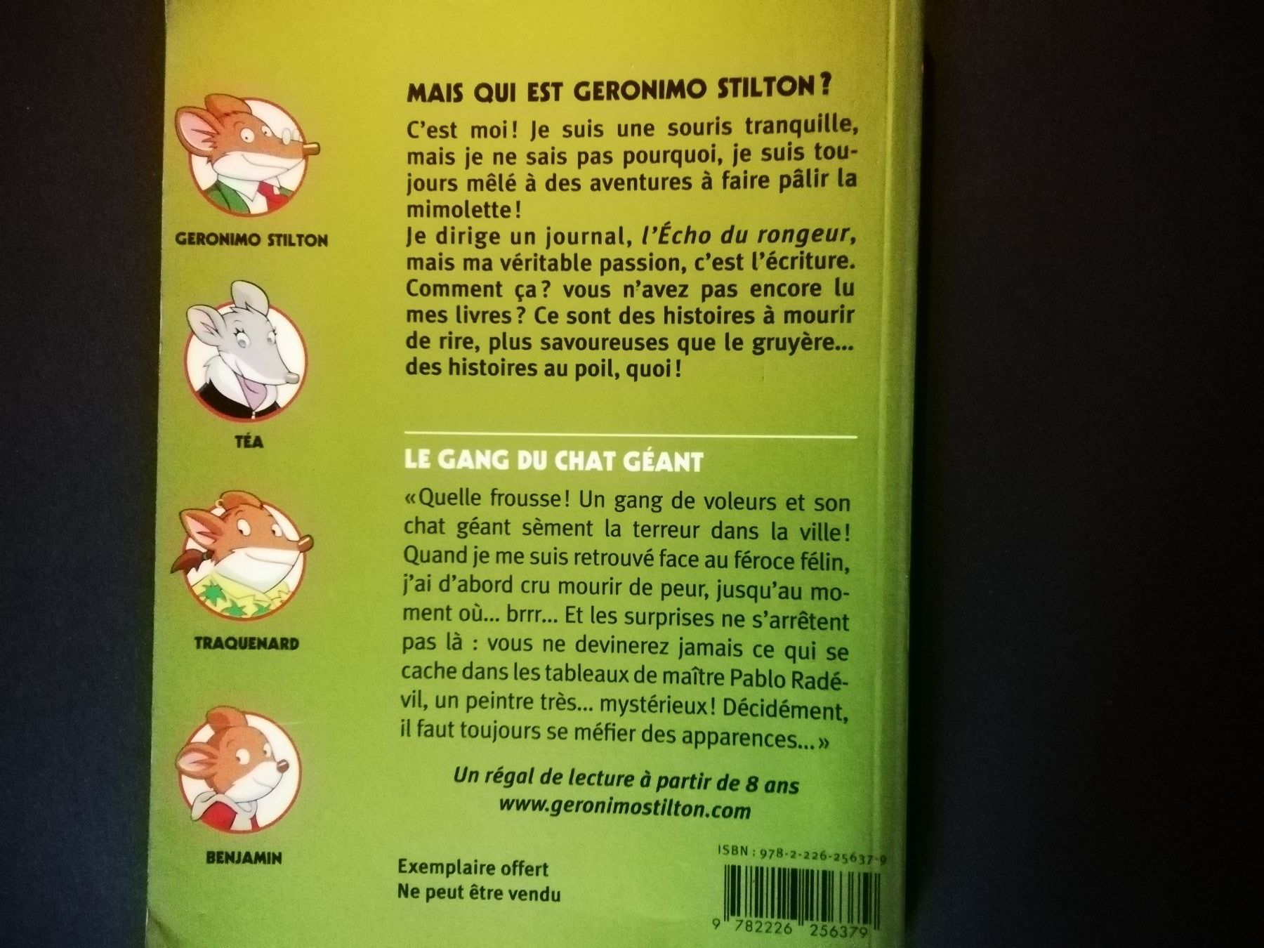 Libri: Geronimo Stilton. Le Gang du Chat Geant – Nuovo (secondo la descrizione) da Commugny venduto da Juliemimi 1