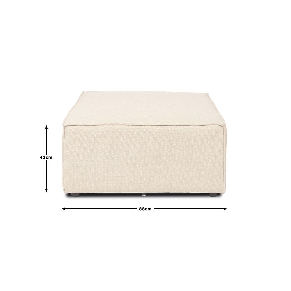 Divani: 20450 - Modulares Sofa VANES Hocker - beige – Nuovo e nell'imballaggio originale da Wallenwil venduto da toesstal-vertrieb 3