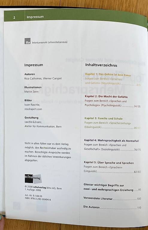Bücher: Top-Chance Mehrsprachigkeit – Gebraucht aus Sargans von Stefanie-91 2