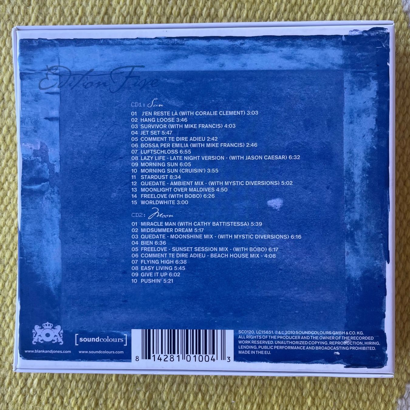 CD: BLANK&JONES-2CD RELAX EDITION FIRE (DIGIBOX) – Usato da Rorschacherberg venduto da CD-Roli 1