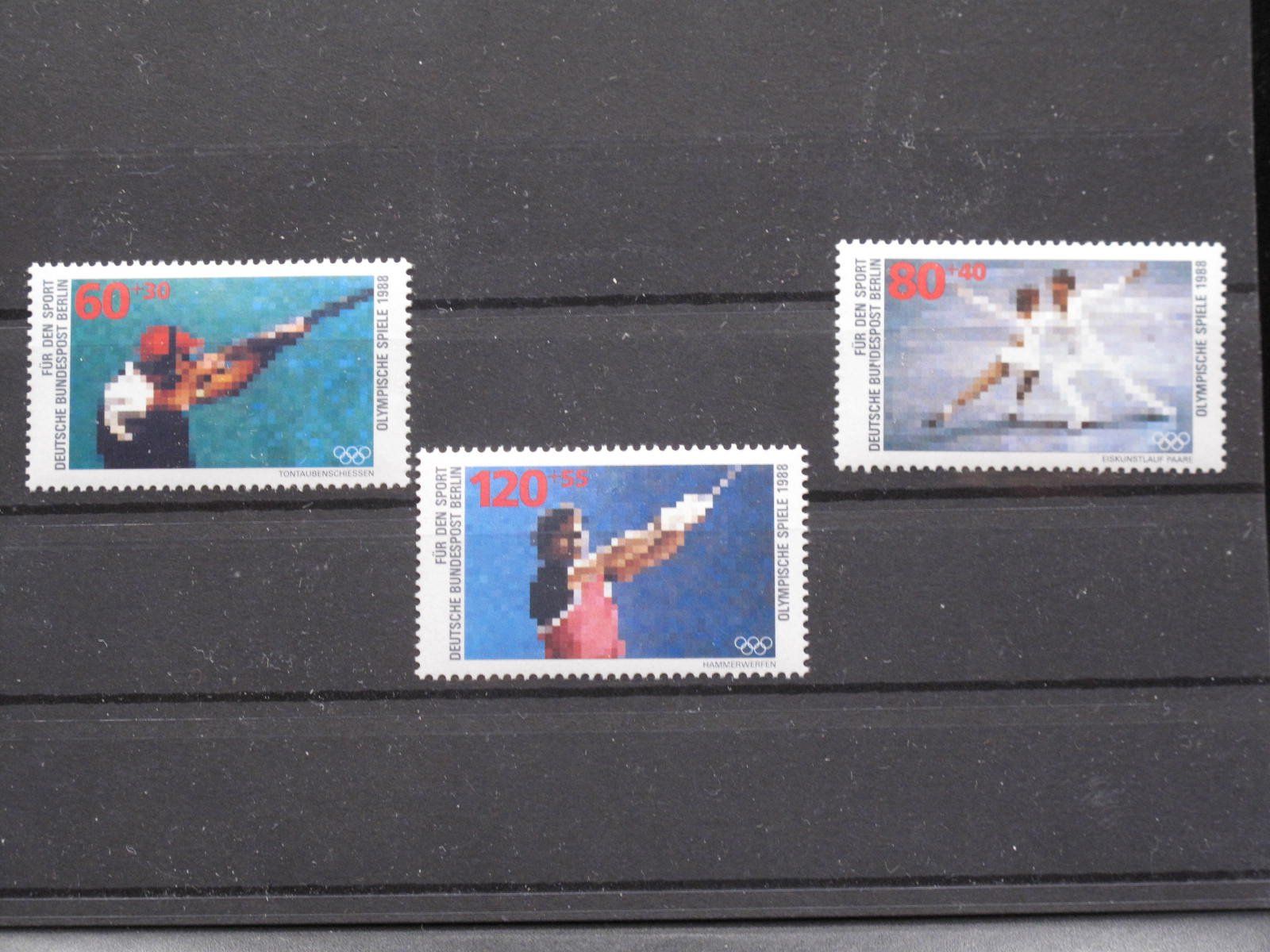 Tutti i francobolli: Berlin 1988 Sporthilfe Winterspiele  ** – Usato da Wil SG venduto da fva01