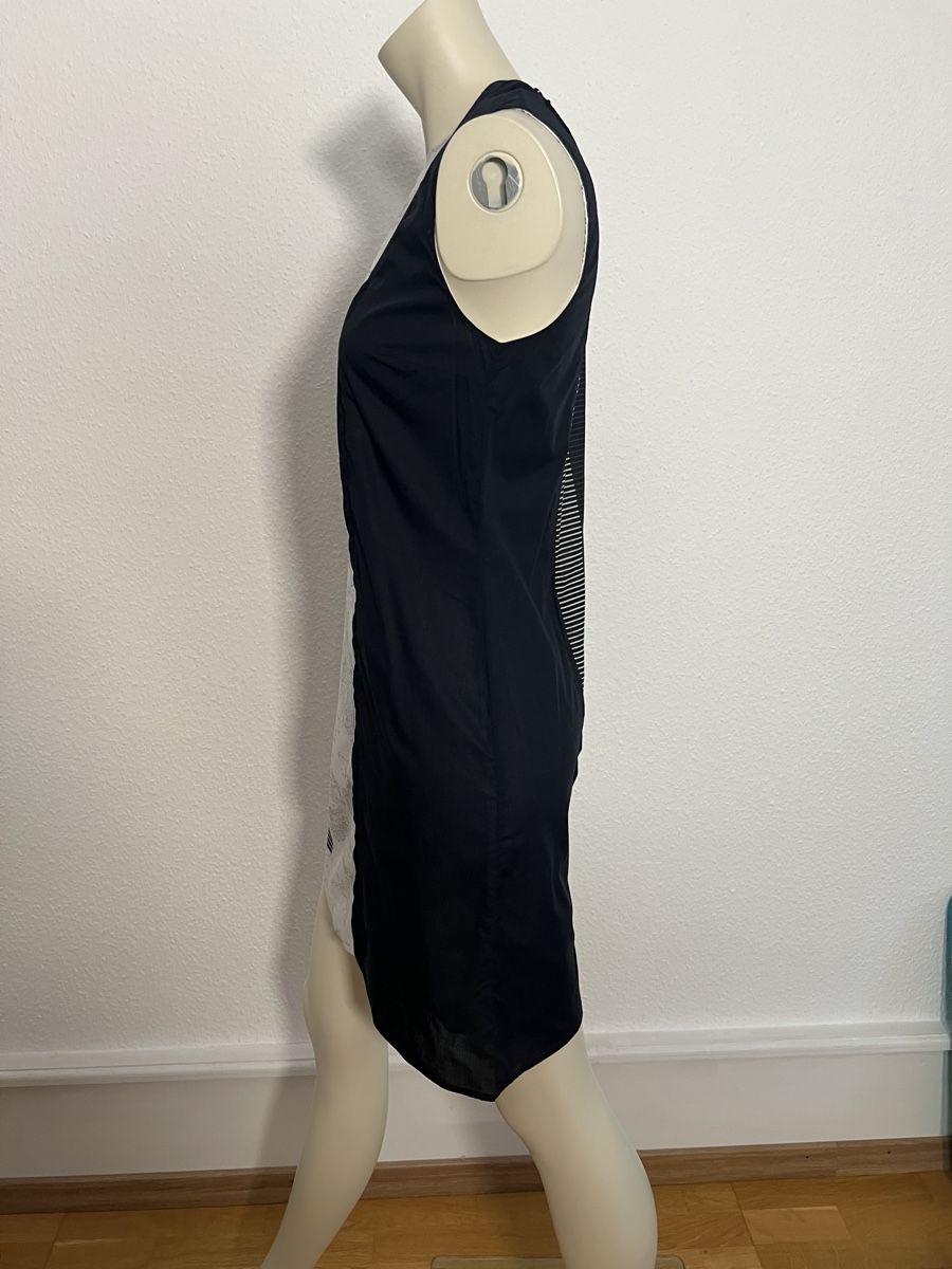Jil Sander Vestiti: Jil Sander Kleid Grösse 34 schwarz/weiss Patchwork – Usato da Basel venduto da Bettybooo 3
