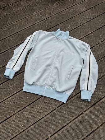 Palm Angels Track Jacket Bleu Clair / Blanc – Taille M