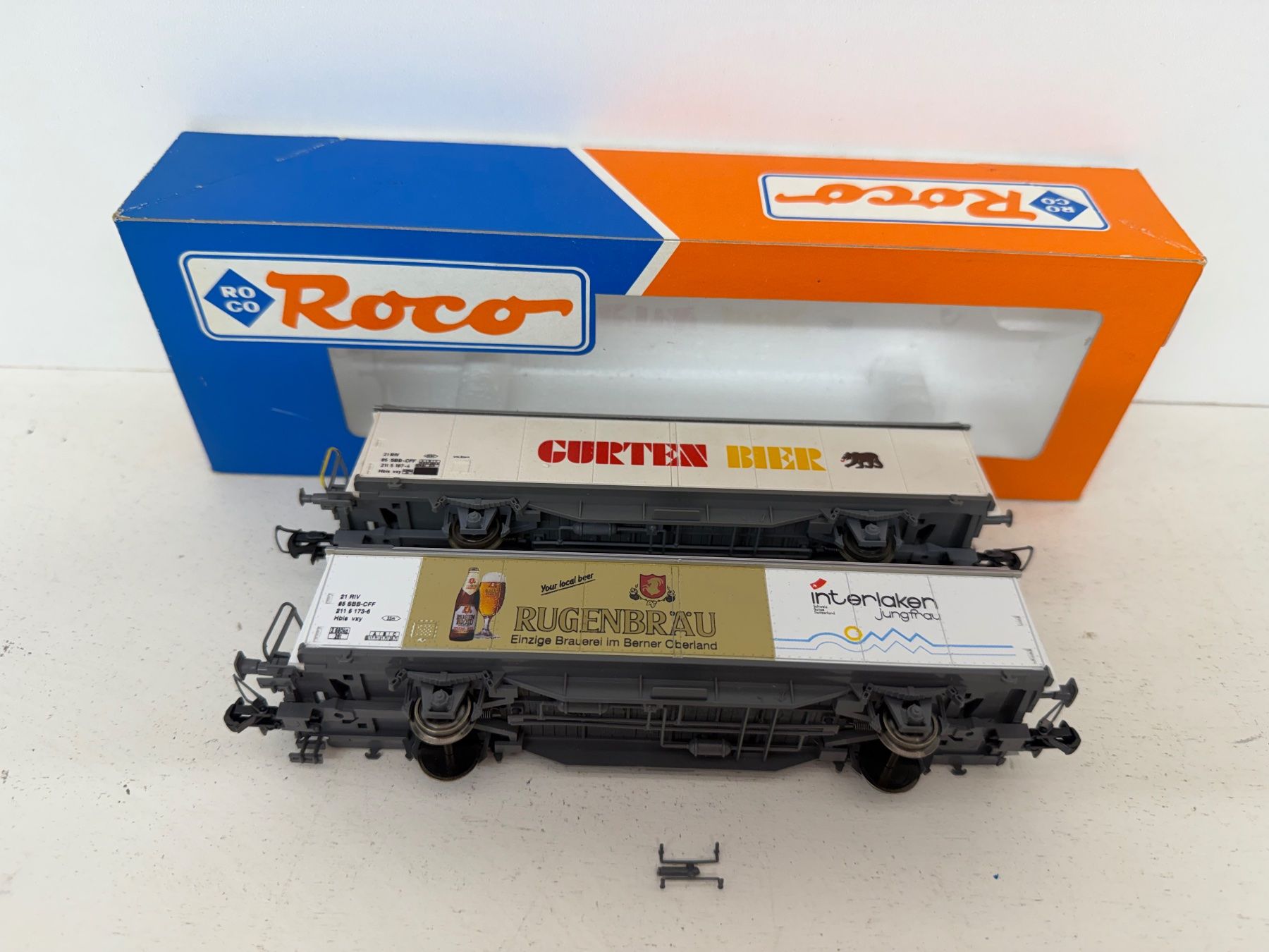 Roco Trains électriques: Roco Güterwagen Bier / SBB / Gurten Bier – D'occasion à Büsserach par ModellbahnDepot 1