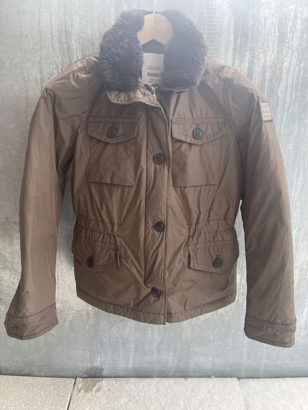 Jacken: DEKKER Daunenjacke braun Gr. 36 – Neu (gemäss Beschreibung) aus Brütten von Rod816