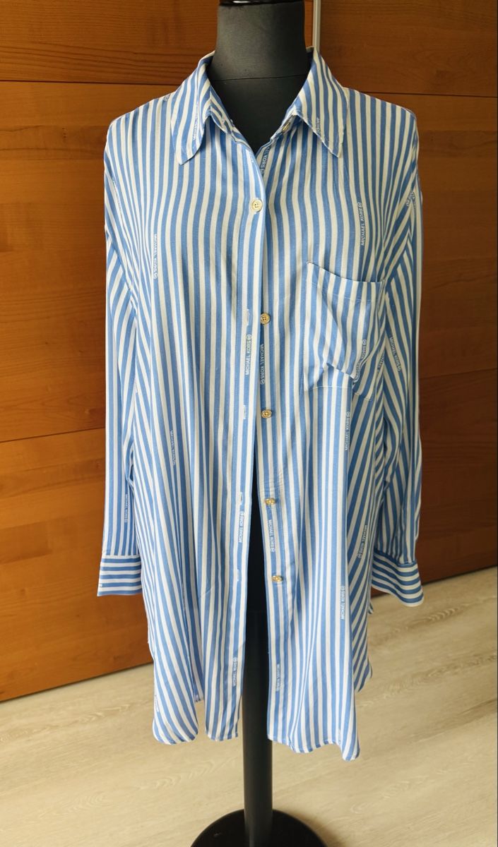 Michael Kors Camicette: Hemdbluse / Strandkleid / Michael Kors / Gr. L – Usato da Morschach venduto da jeanhenrifabre 1