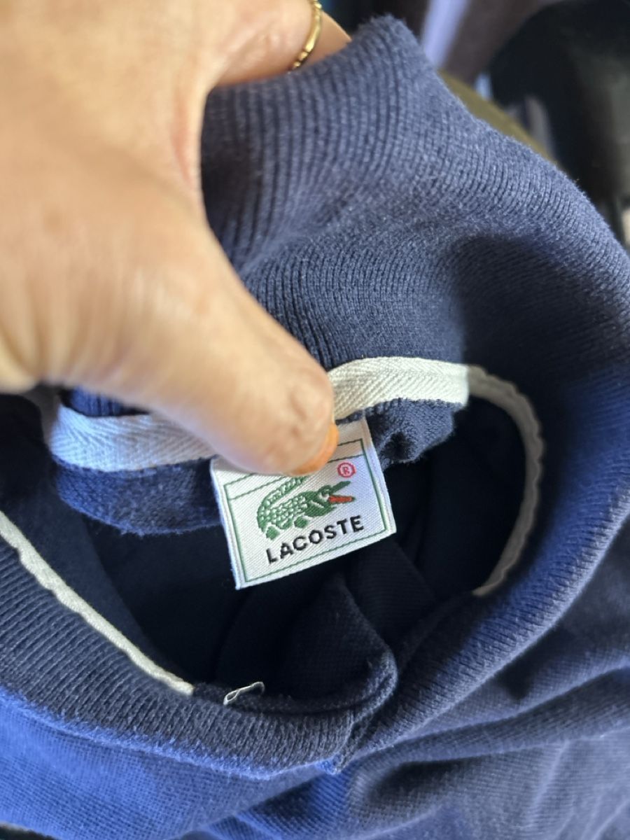 Lacoste Magliette Polo: Lacoste Polohemd dunkelblau Gr M – Usato da Kirchdorf BE venduto da Stella130 3