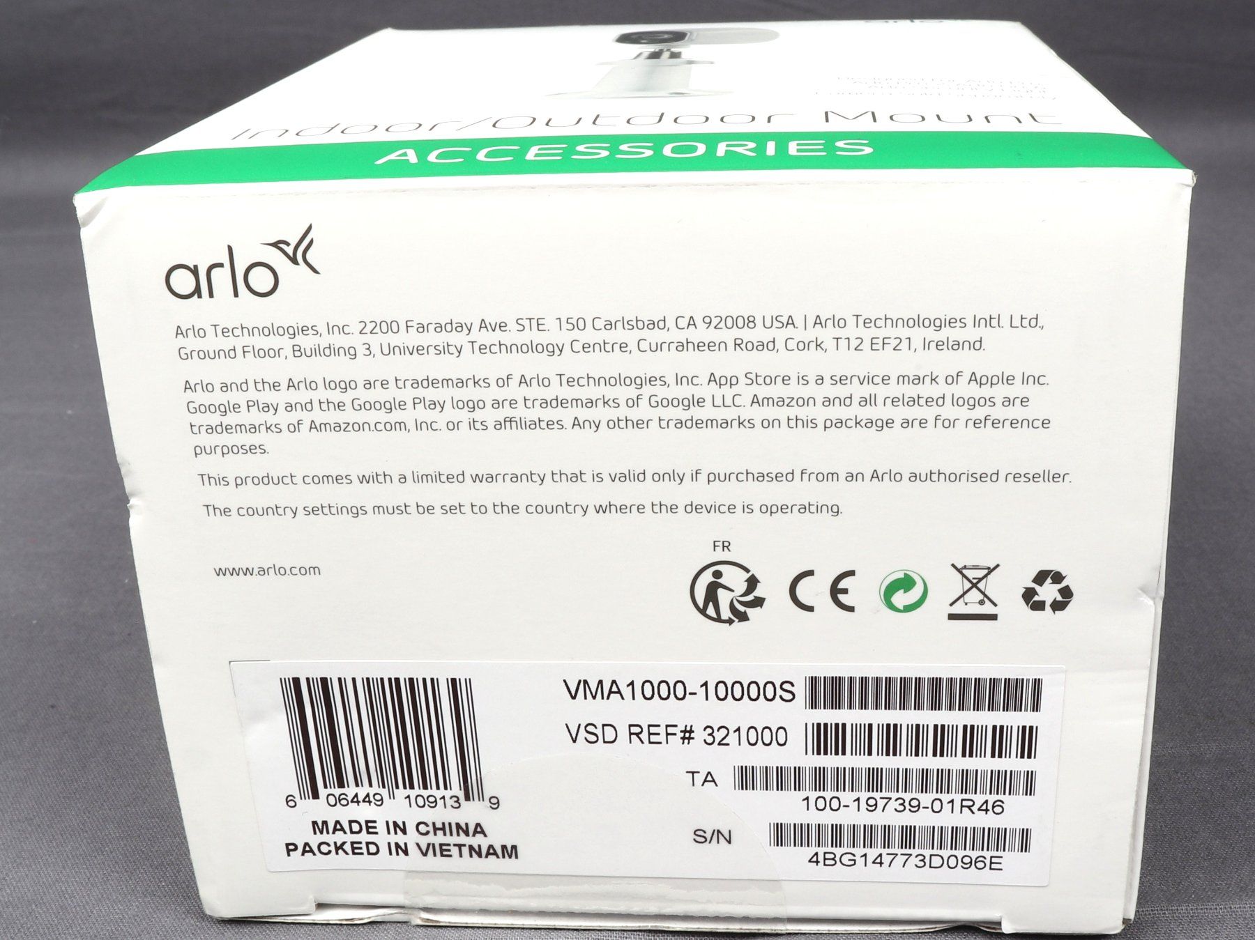 Arlo Altri Accessori: ARLO Kamerahalterung – Nuovo e nell'imballaggio originale da Steinen venduto da Restwert_Steinen 5