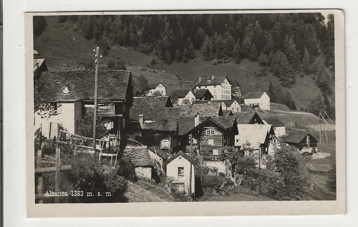Ansichtskarten: Altanca, 1929 – Gebraucht aus Spiez von Niesen20
