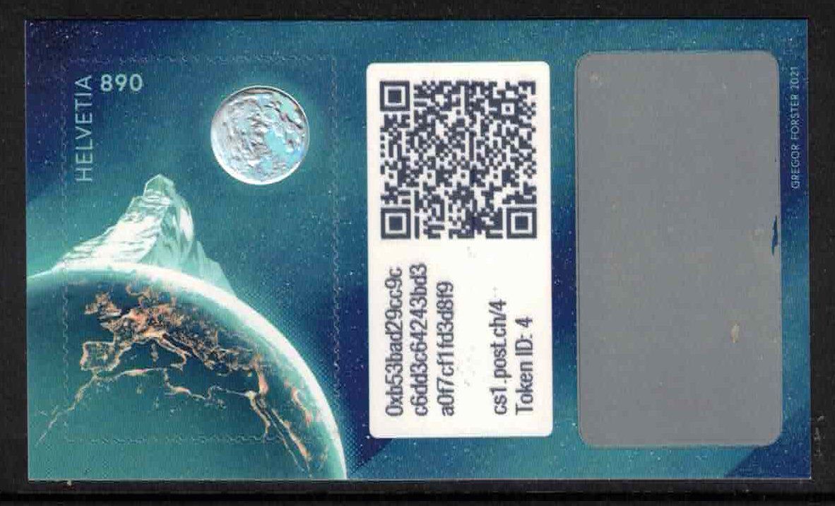 Tutti i francobolli: Swiss Crypto Stamp 1.0 - ID4 "Säntis" ** – Nuovo (secondo la descrizione) da Nuglar venduto da Stamp88