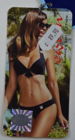 EWLON Damen Bikini Badekleid Badeanzug/Lp:89.90Fr/schwarz/38