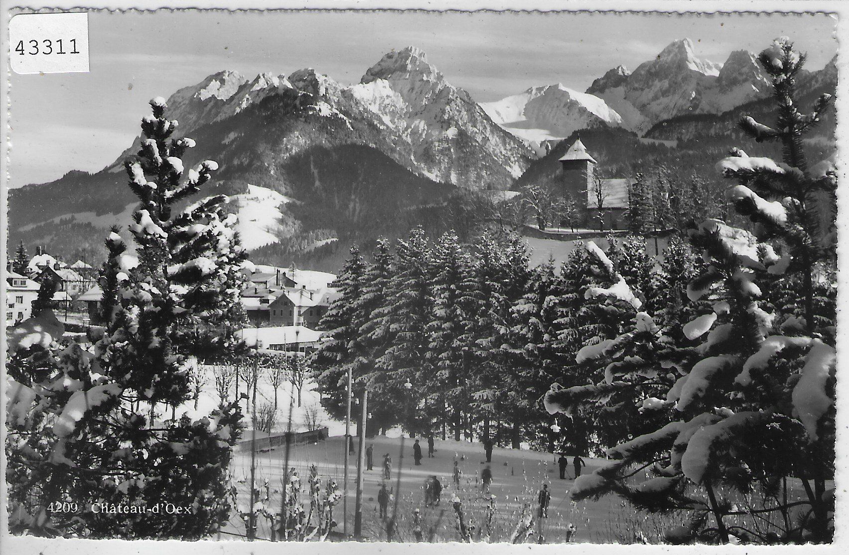 Cartes postales: Chateau-d'Oex - Eisfeld – D'occasion à Ettingen par Kartenplanet
