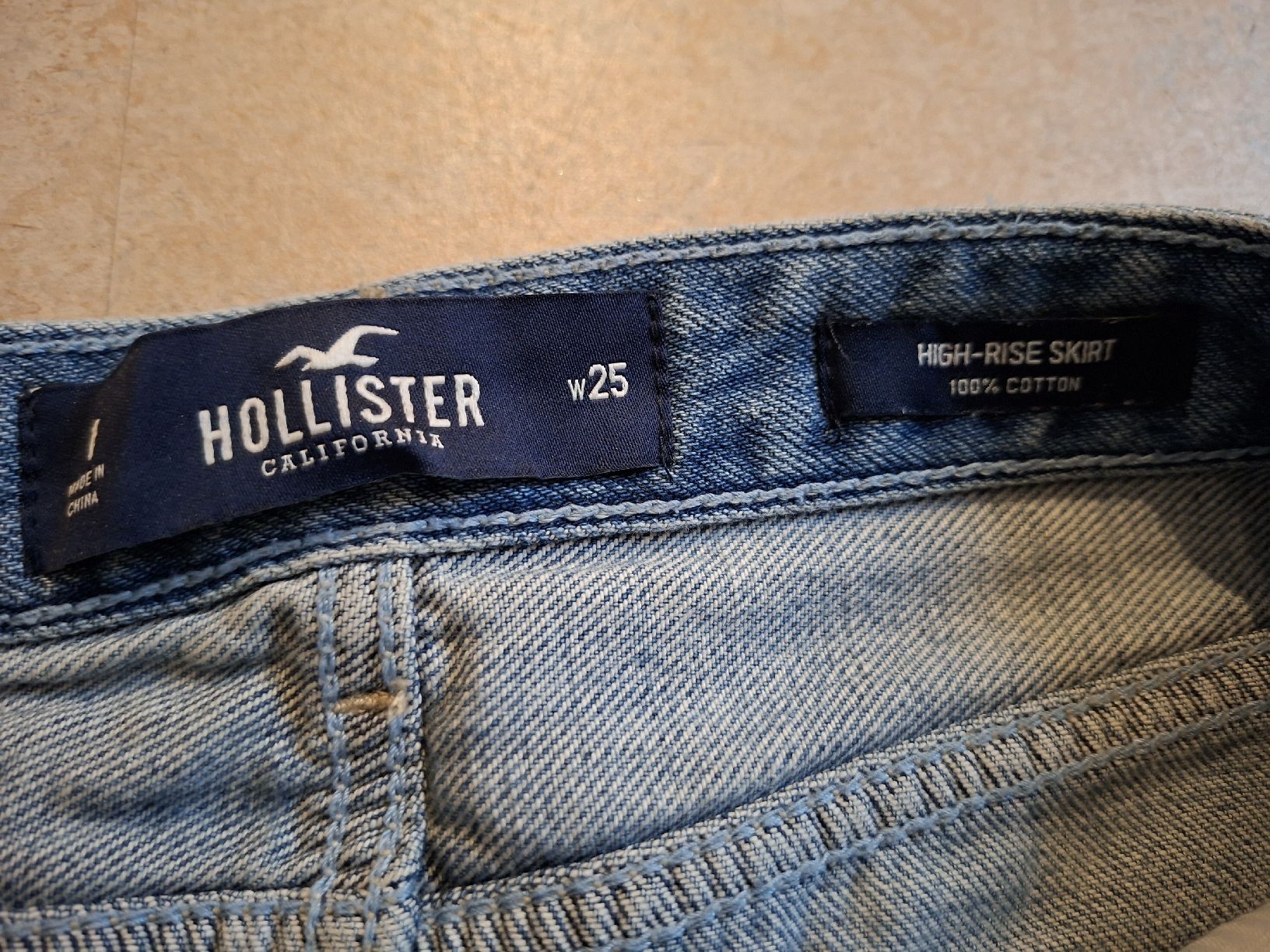 Hollister Röcke: Hollister Jeansrock, Gr. w25, hellblau – Gebraucht aus Klingnau von vollmond36 5