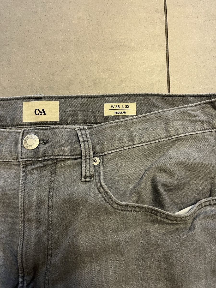 C&A Jeans: Graue C&A Jeans, 36/30 – Usato da Zürich venduto da jmg_8005 2