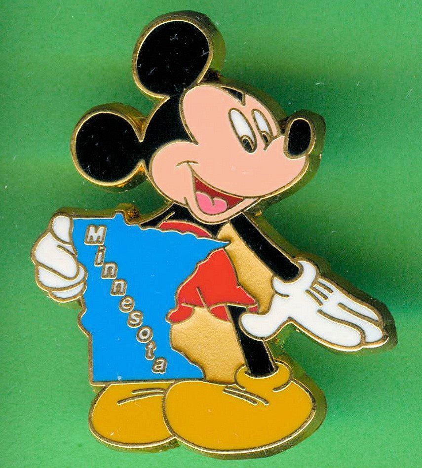 Disney Placchette & Badge: DISNEY  Mickey Maus  MINNESOTA – Usato da Winterthur venduto da Sammleroase