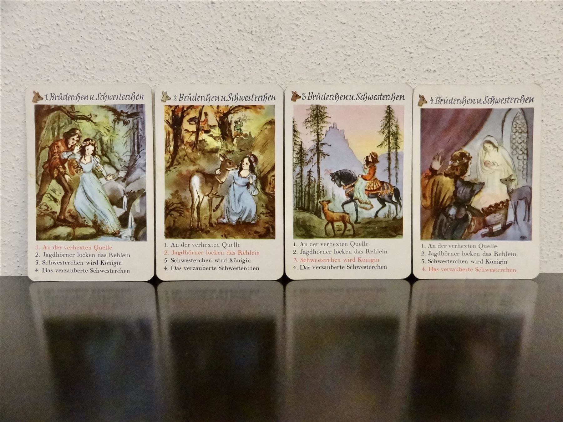 Giochi: schönes altes Quartett MÄRCHEN – Usato da Kerzers venduto da wisaundso 5