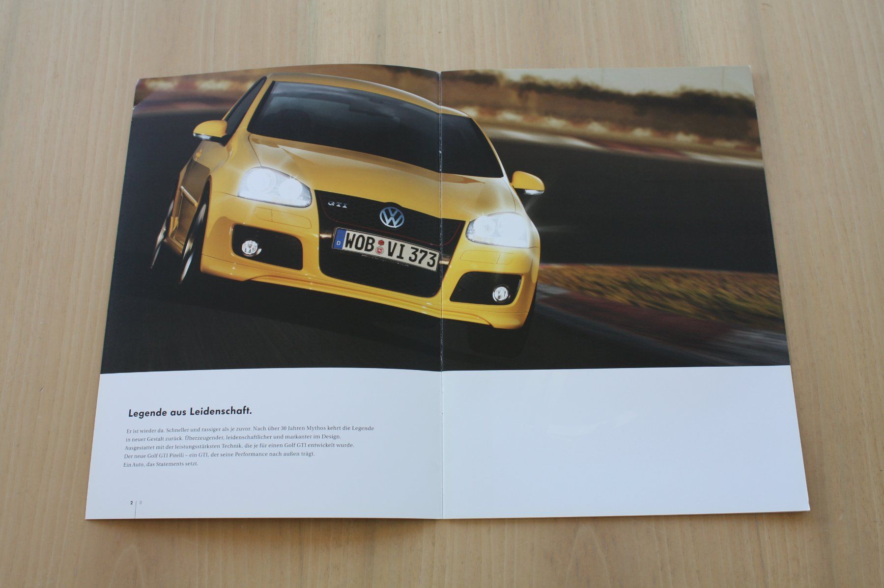 VW Documenti: VW Golf GTI Pirelli Prospekt 11/2007 – Usato da Wikon venduto da erwin400 1