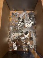Konstruktionsspielzeug Metallbaukasten f. Tüftler, komplett!