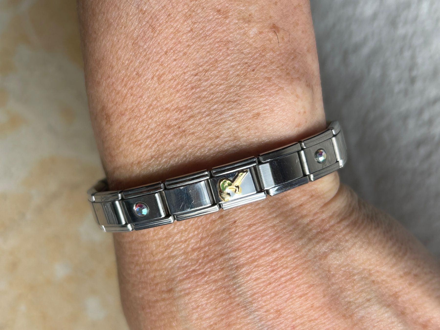 Armbänder & -reifen: Edelstahl Armband 80 s Style – Gebraucht aus Laufen von Bellavitaboom 3