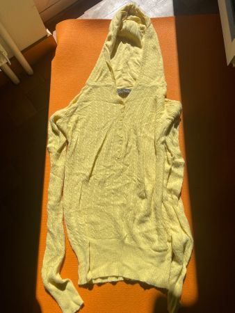 Kapuzenpullover Kerf Knitwear gelb Grösse M gebraucht