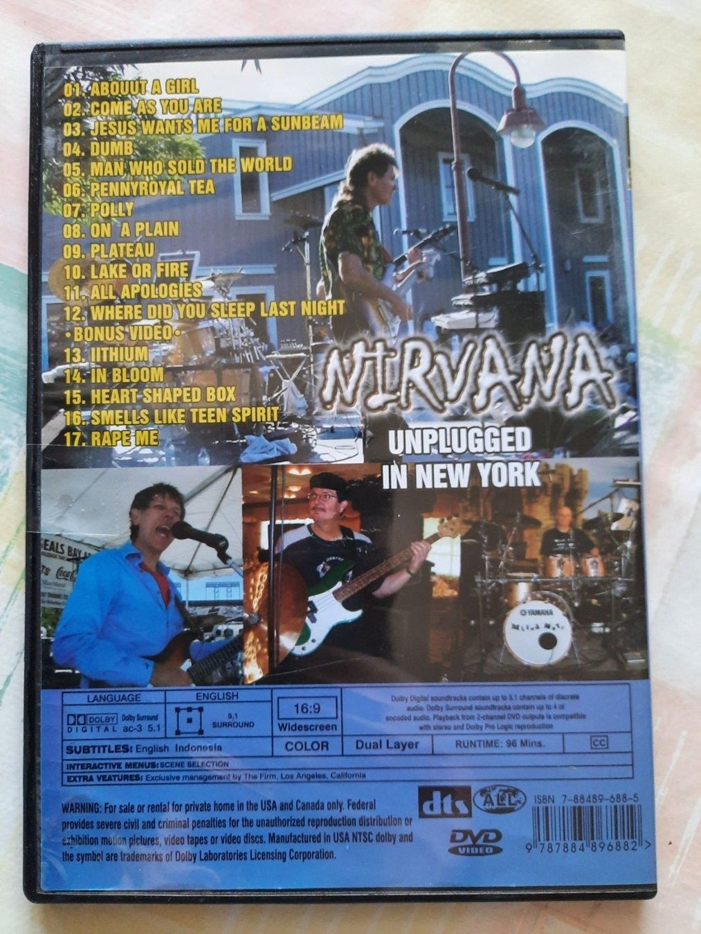 Tutti i DVDs: DVD Nirvana - Unplugged in New York – Usato da Pully venduto da bro_n52j 1