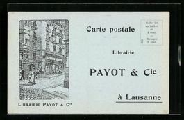 Lausanne, Librairie Payot, Cie, Biblioth