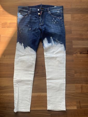 DSQUARED2 Limited White Paint Jeans