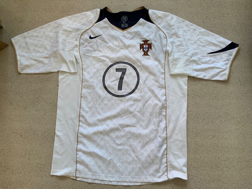 Maillot de Foot Portugal Figo 7 2000 Domicile Retro